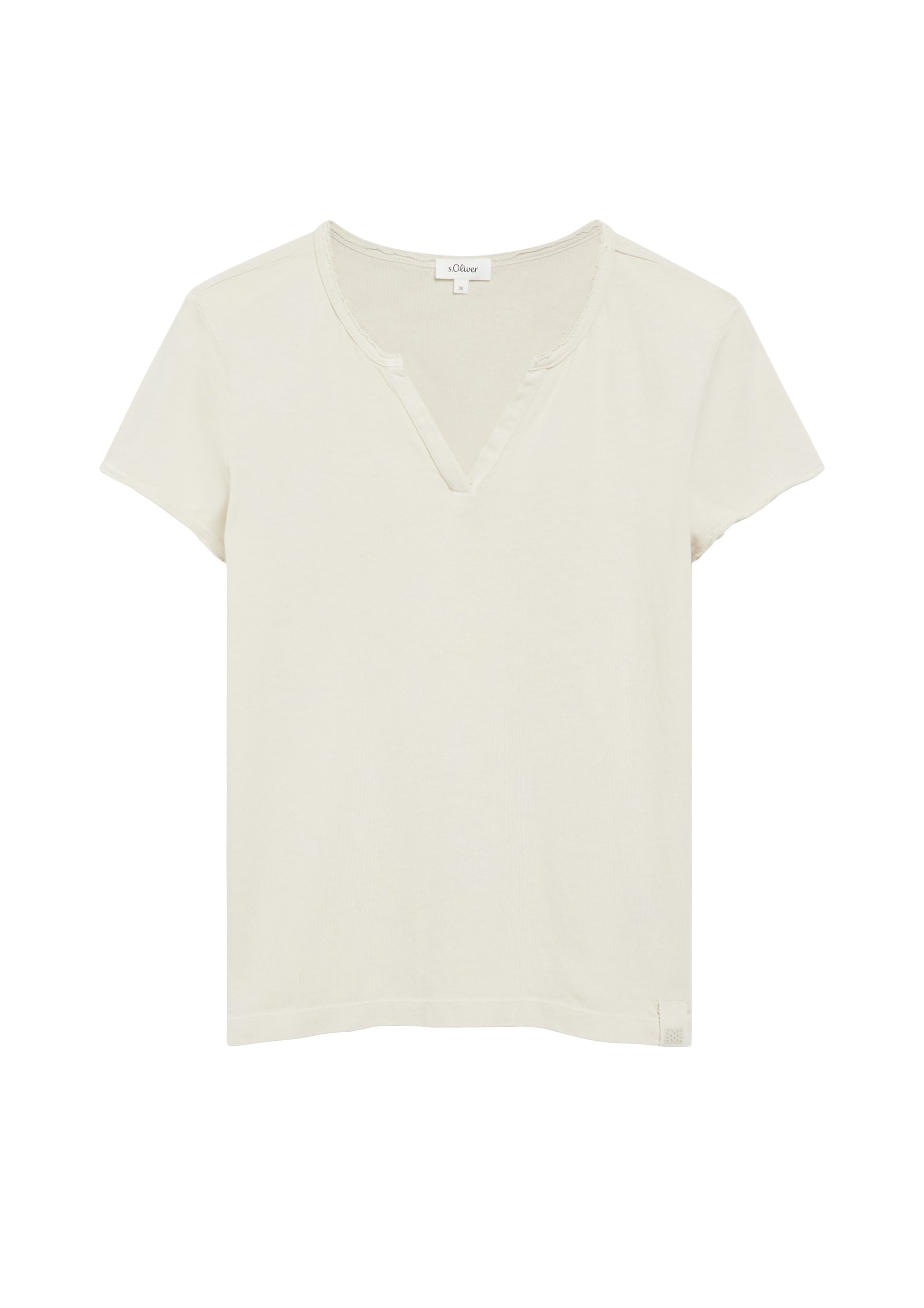 s.Oliver Shirt in Beige: front