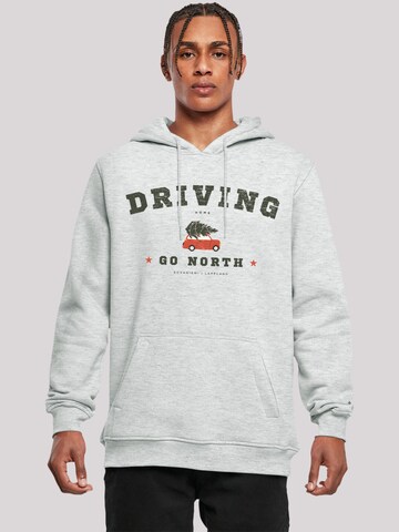 F4NT4STIC Sweatshirt in Grijs: voorkant