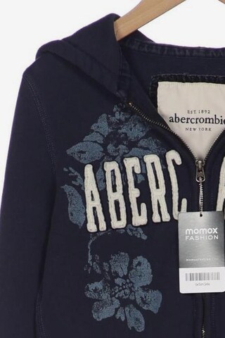 Abercrombie & Fitch Kapuzenpullover L in Blau