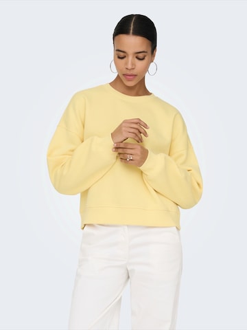 ONLY Tréning póló 'ONLBEST' - sárga: elől