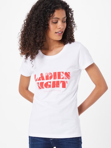 EINSTEIN & NEWTON T-Shirt 'Ladies Night' in Weiß: predná strana