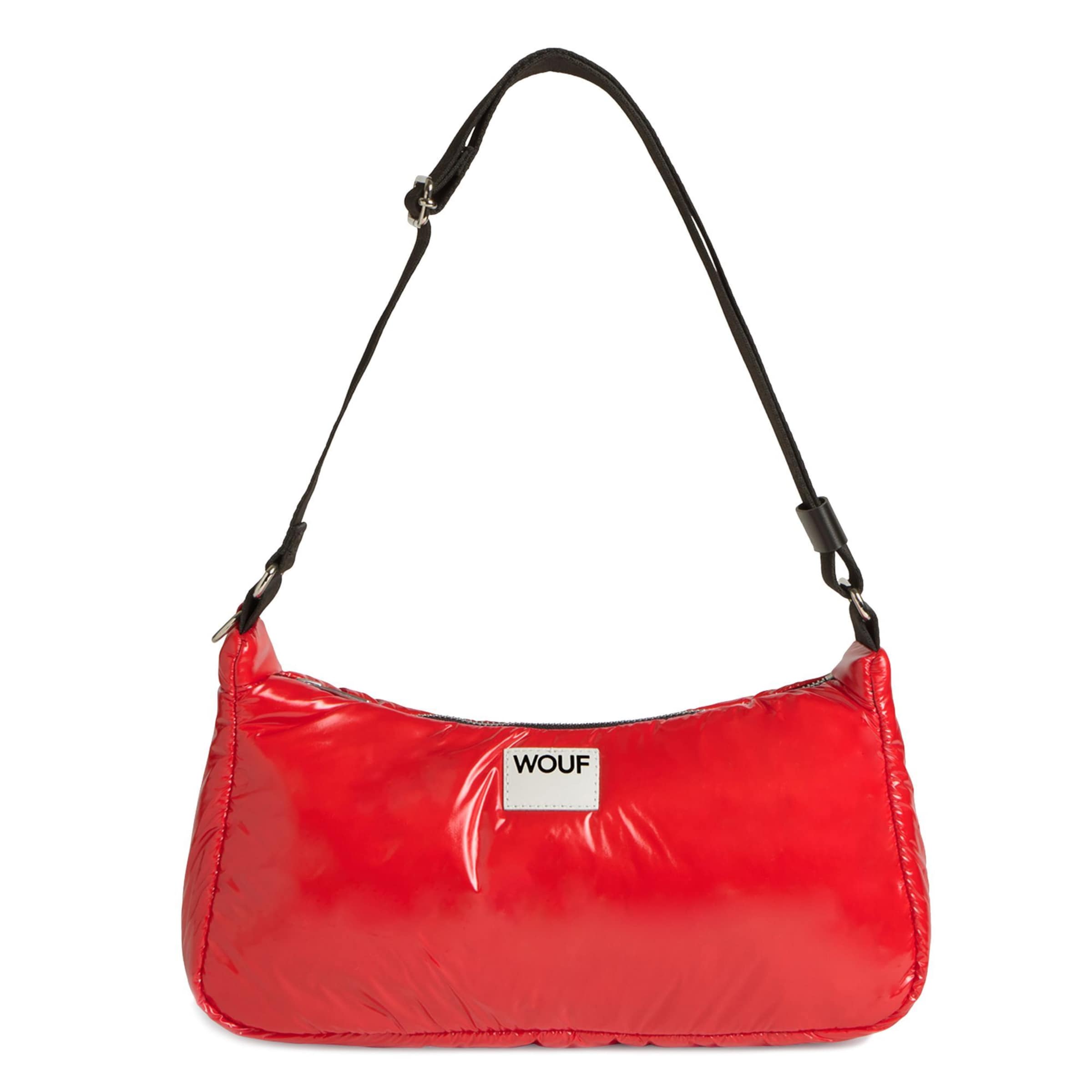 Sac bandoulière 'Glossy' Wouf en rouge : devant