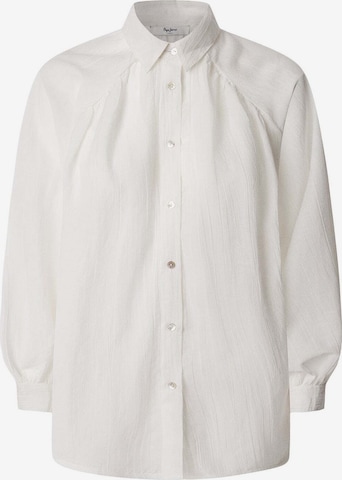 Pepe Jeans Blouse 'East' in Wit: voorkant