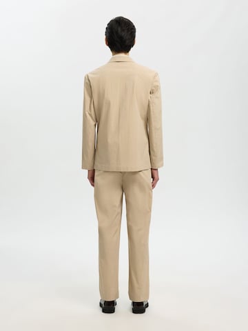 SELECTED - Ajuste regular Chaqueta saco en beige