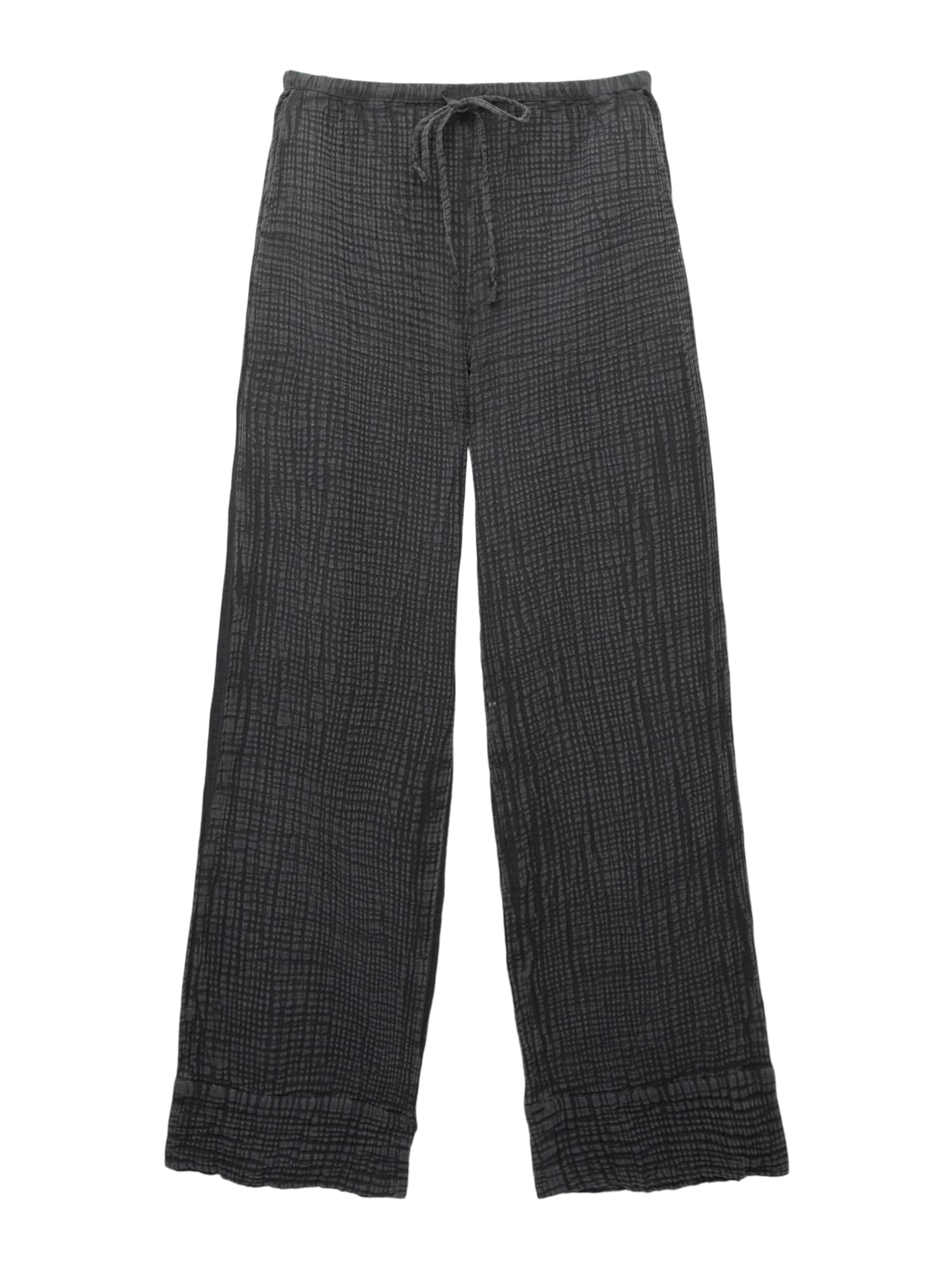 Pull&Bear Wide leg Pants in Grey: front