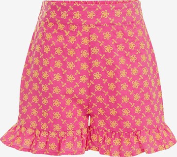 Regular Pantalon WE Fashion en rose : devant