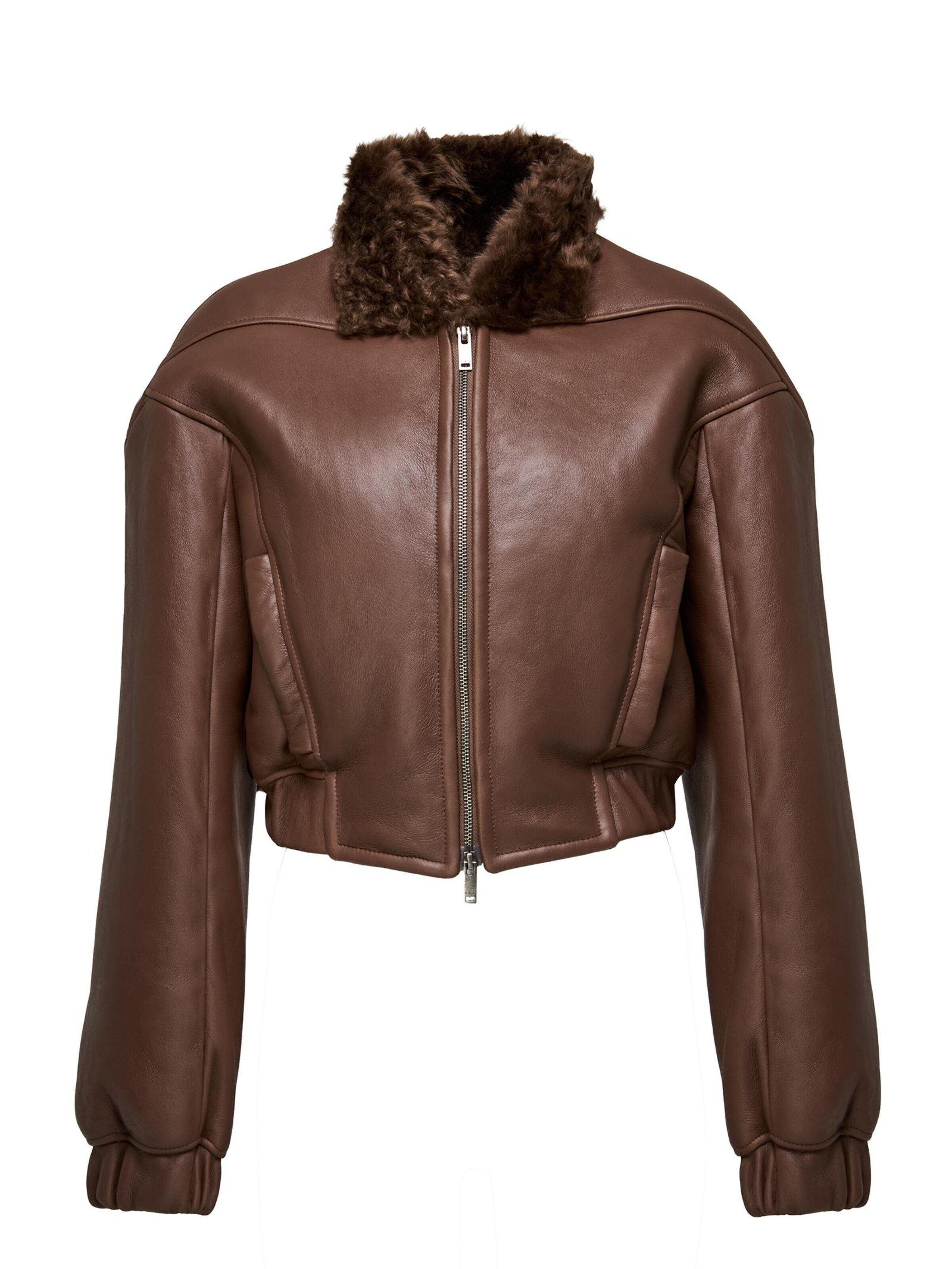 Veste d’hiver 'Sheela' V S P en marron : devant