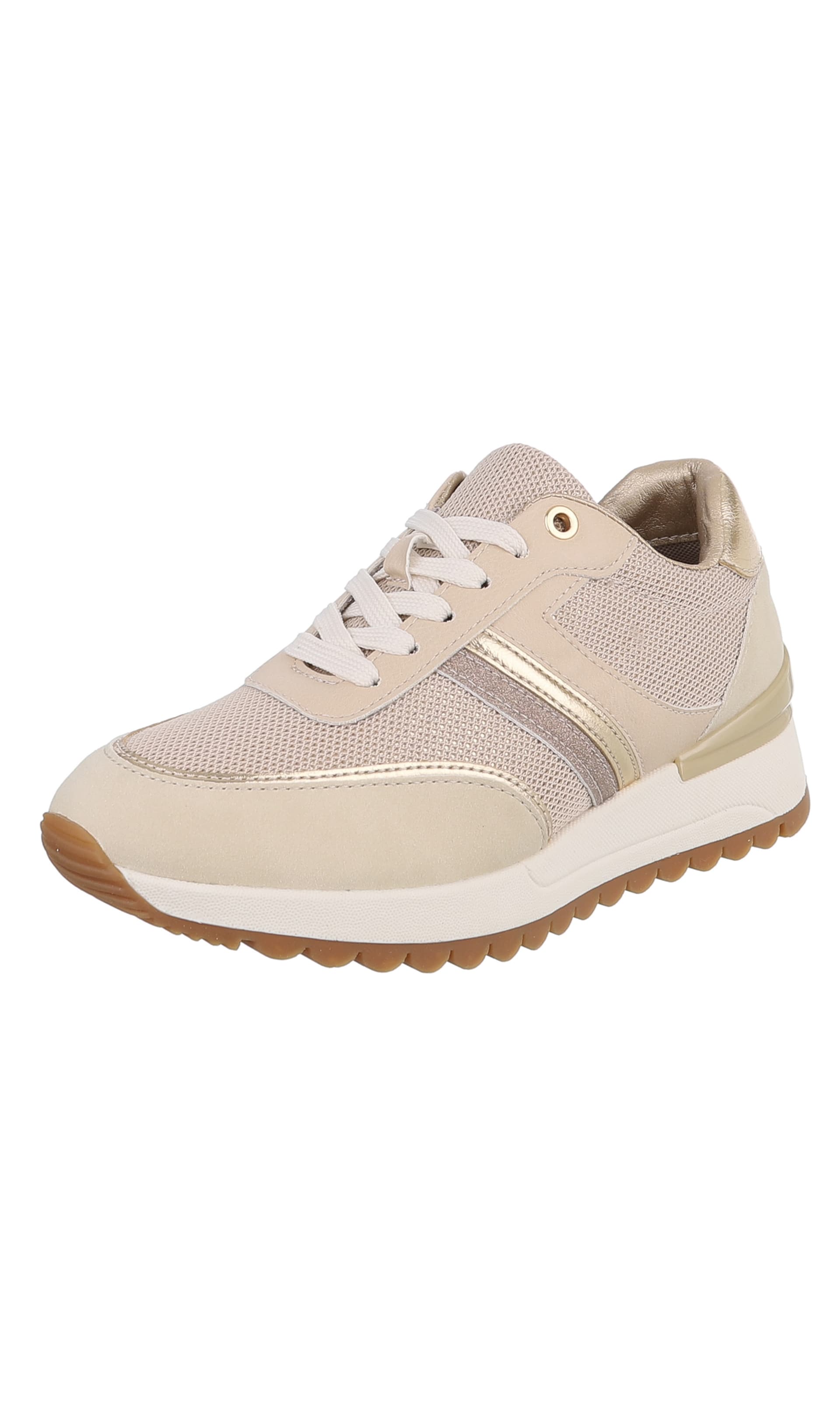 Ital-Design Sneaker in 36 in beige / gold, Produktansicht