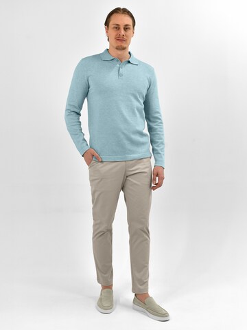 Vercate Shirt 'No. 12' in Blau