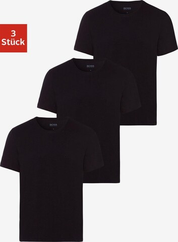 juoda BOSS Black Standartinis modelis Marškinėliai 'Classic'