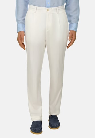 Boggi Milano Слим фит Панталон Chino в бежово: отпред