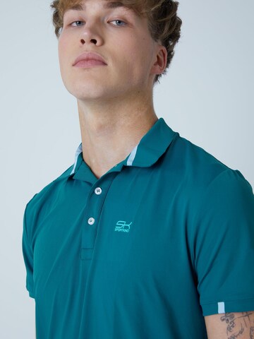 T-Shirt fonctionnel 'Polo' SPORTKIND en vert