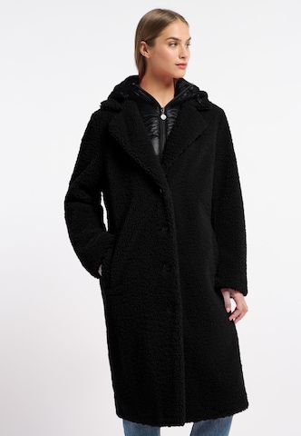 Frieda & Freddies NY Between-Seasons Coat in Black: front