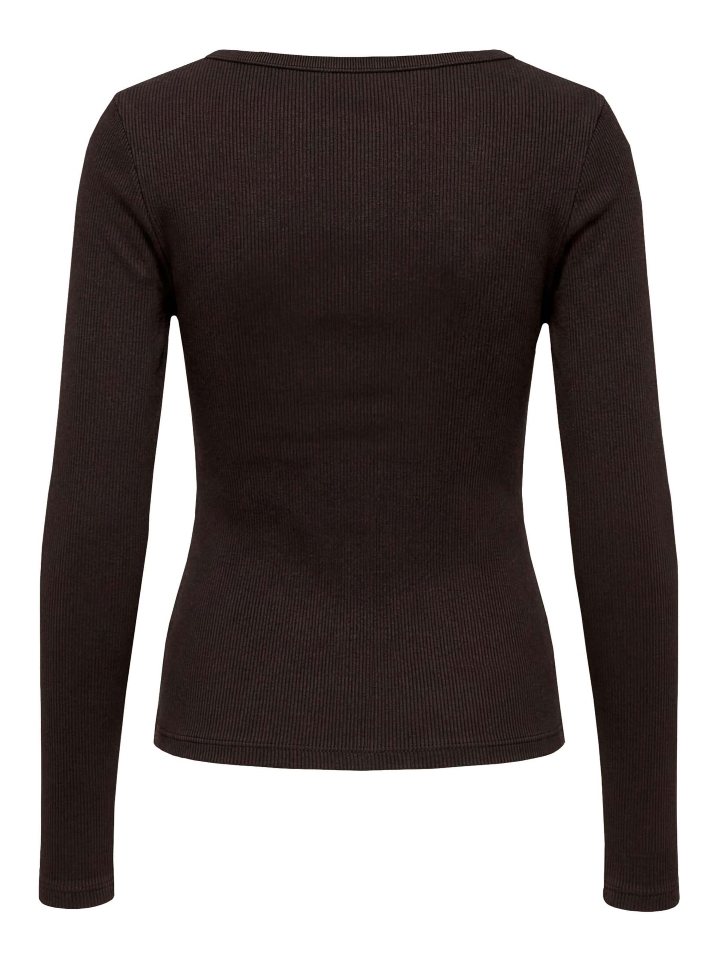 PIECES Shirt 'PCSof' in Braun