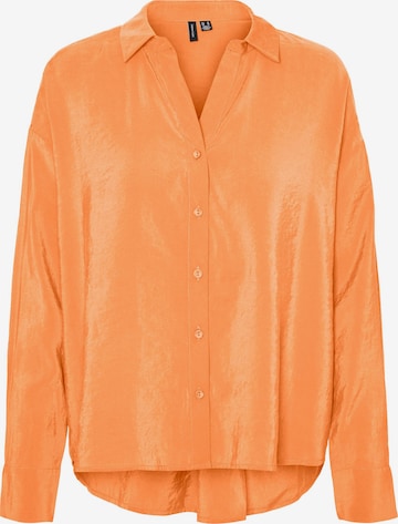 Camicia da donna 'QUEENY' di VERO MODA in arancione: frontale