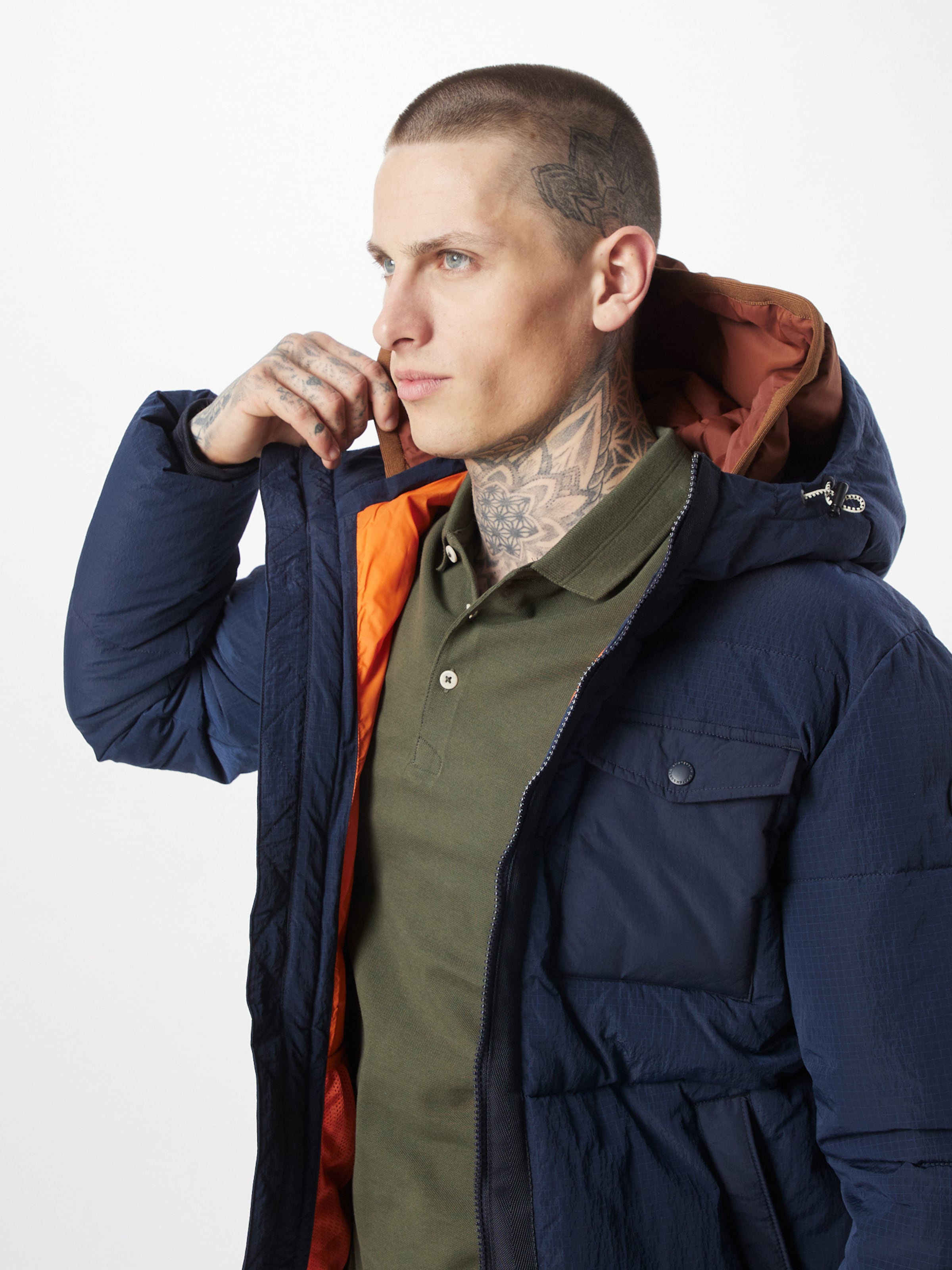 SCOTCH SODA Winter Jacket in Navy ABOUT YOU