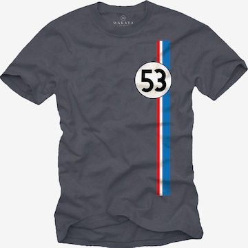 MAKAYA Shirt 'Herb-ie 53' in Grey: front