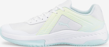 PUMA Athletic Shoes in White: front