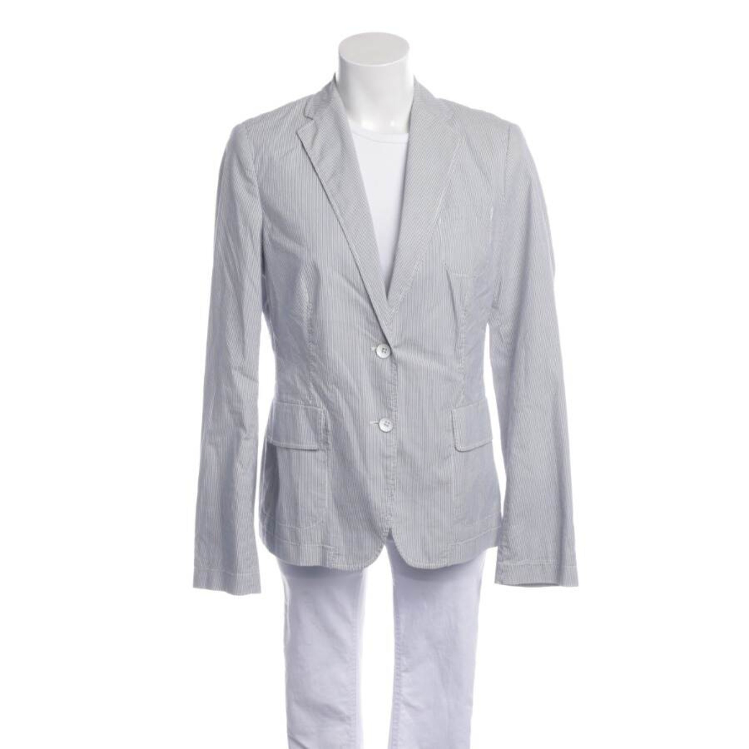 Marc O'Polo Blazer L in Grau: Vorderseite