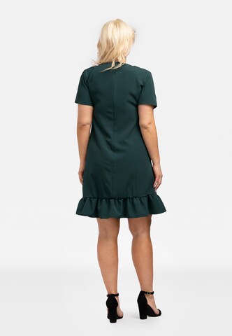 Robe de cocktail 'MASZA' Karko en vert