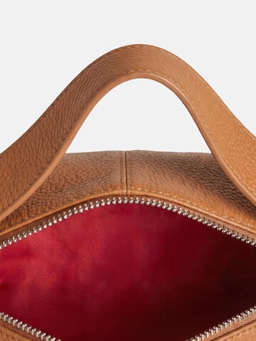 Borsa a mano 'Borsa a Mano Pelle Genuina Virginia Rhinè 26x17 cm' di Virginia Rhinè in marrone