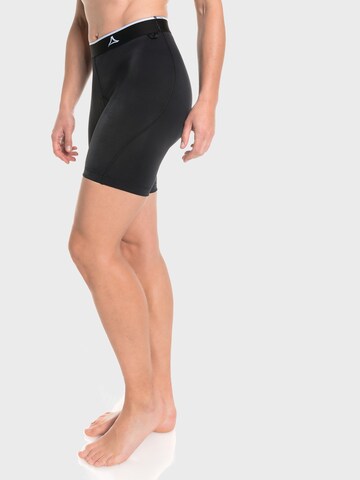 Schöffel Skinny Sportbroek in Zwart