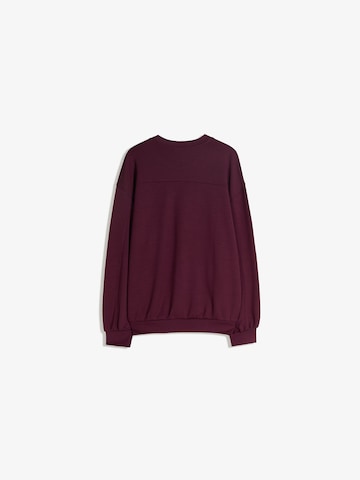 Bershka Sweatshirt in Rot