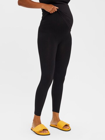 Vero Moda Maternity Skinny Leggings 'MISA' in Black: front