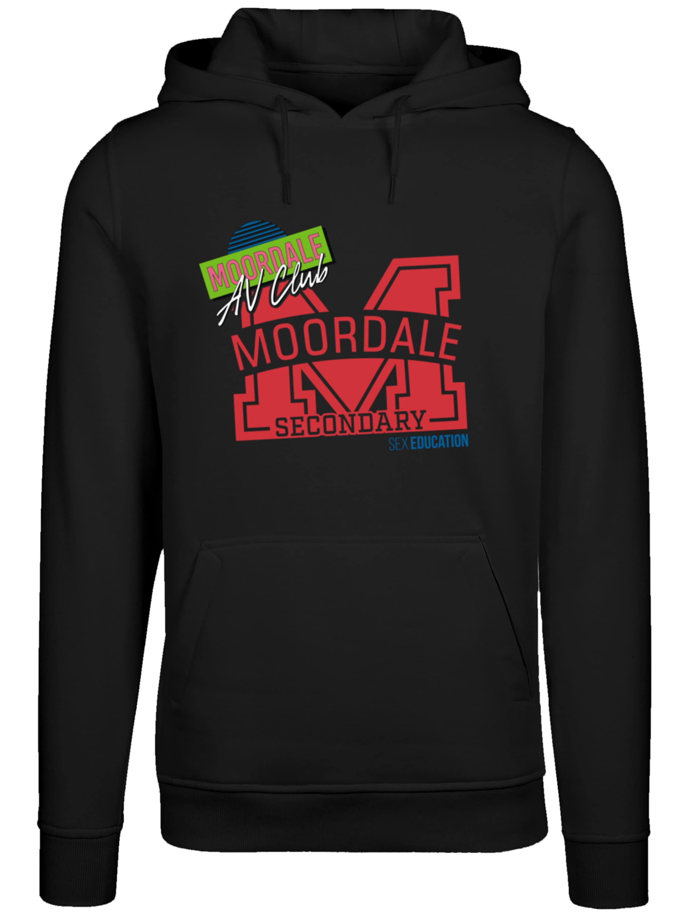 F4NT4STIC Sweatshirt in Zwart: voorkant