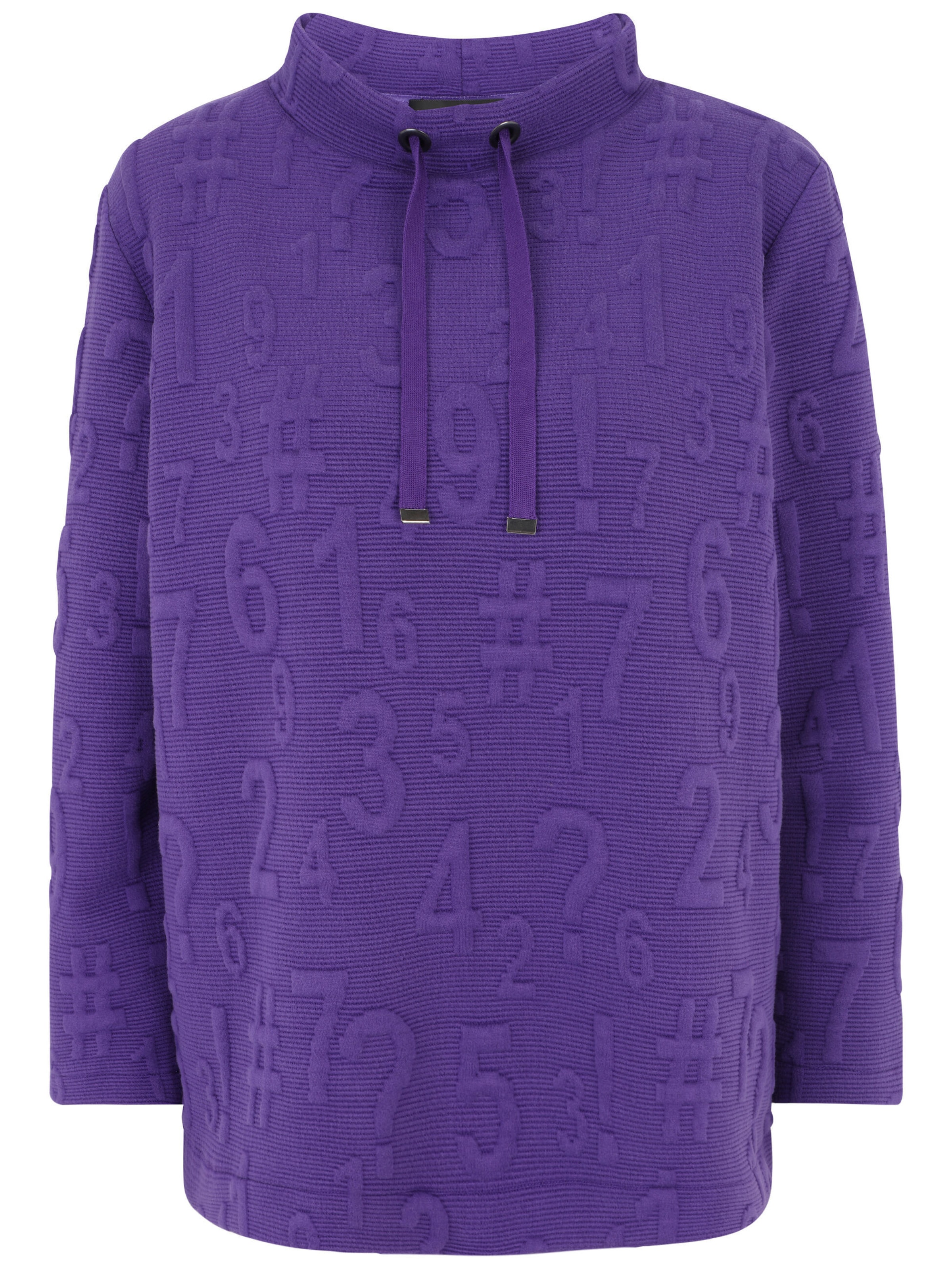 Doris Streich Sweatshirt in Lila: Vorderseite