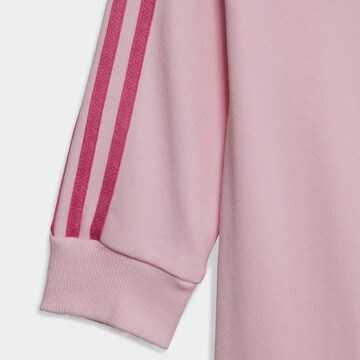 ADIDAS SPORTSWEAR Sportanzug 'Essentials 3-Stripes French Terry' in Pink