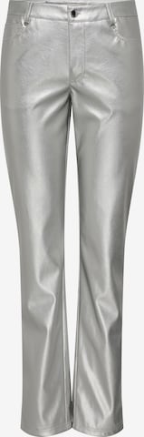 ONLY Regular Pants 'Jaci-Lilo' in Silver: front
