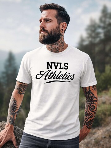 Neverless Shirt 'NVLS Athletics' in White