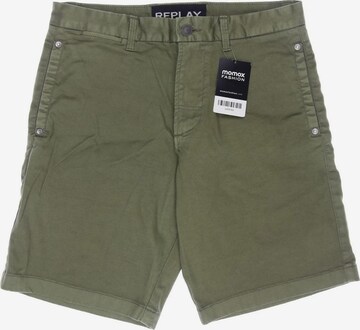 REPLAY Shorts in 28 in Green: front