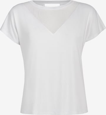 TEYLI - Camisa 'Cora' em branco: frente