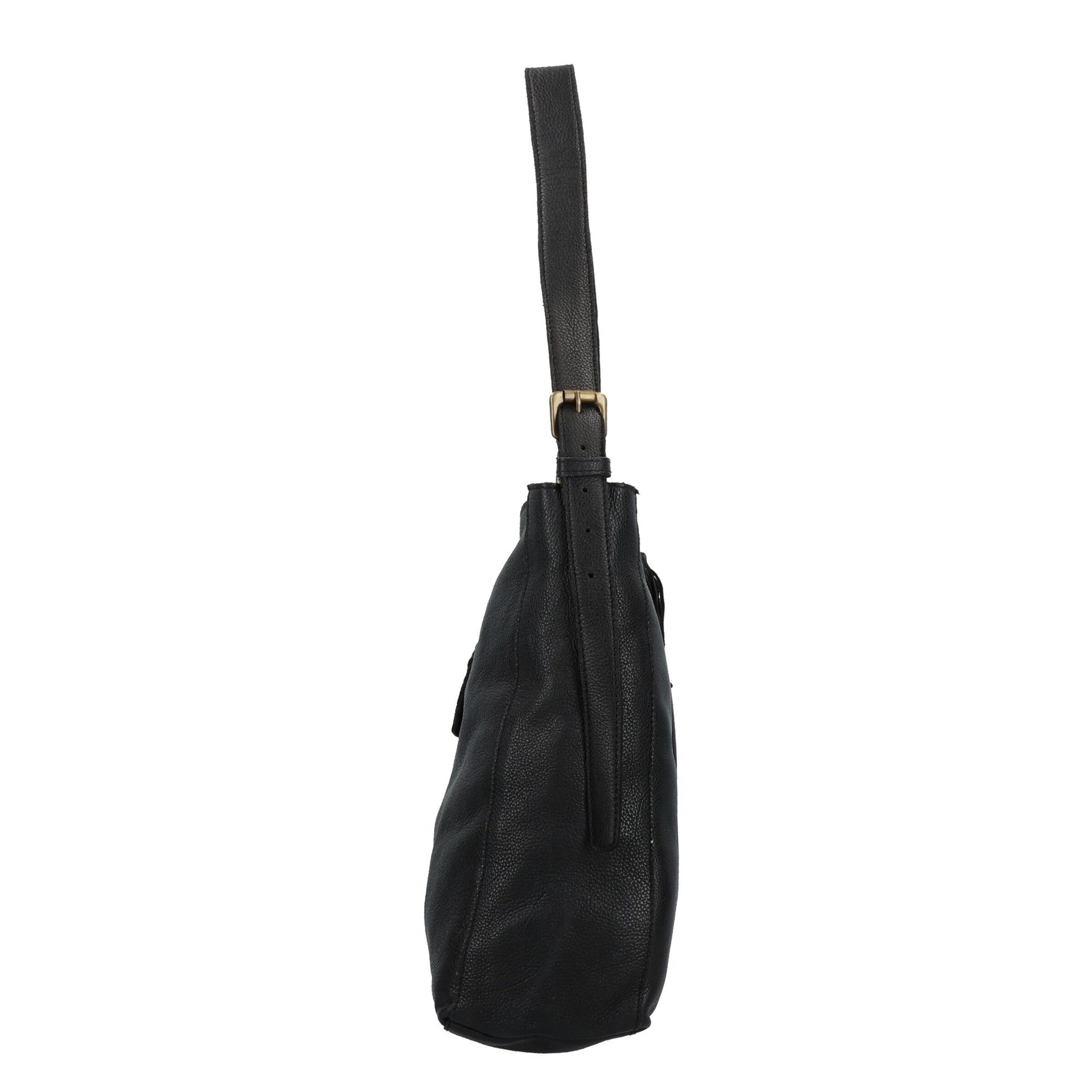 Taschendieb Wien Shoulder Bag 'Herzweg' in Black