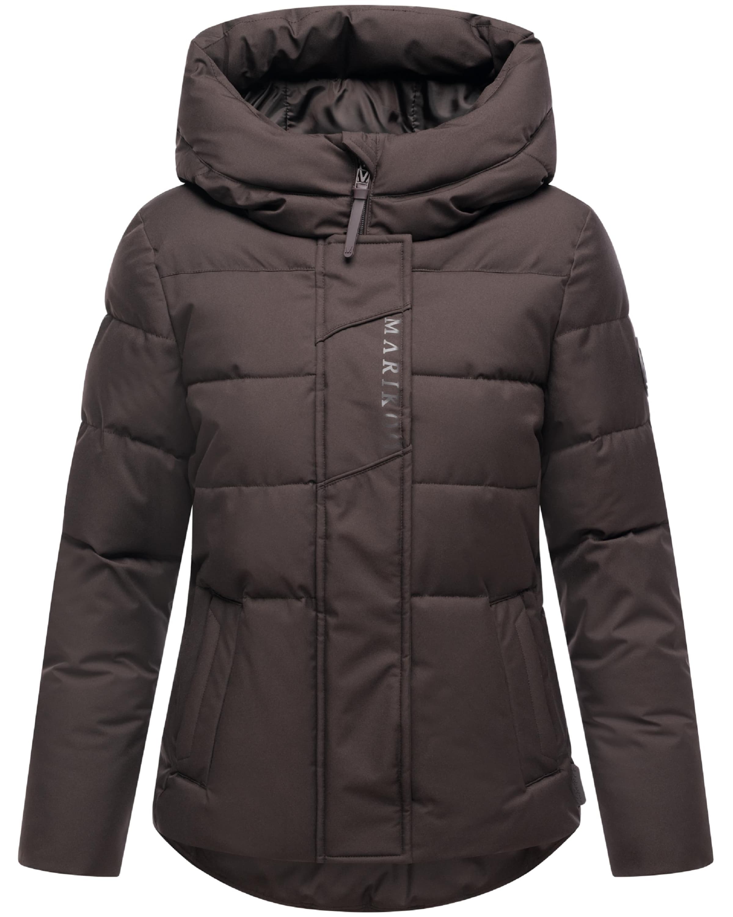 MARIKOO Weatherproof jacket 'Elira 16' in Brown: front