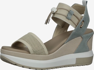 Nero Giardini Sandaal in Beige: voorkant