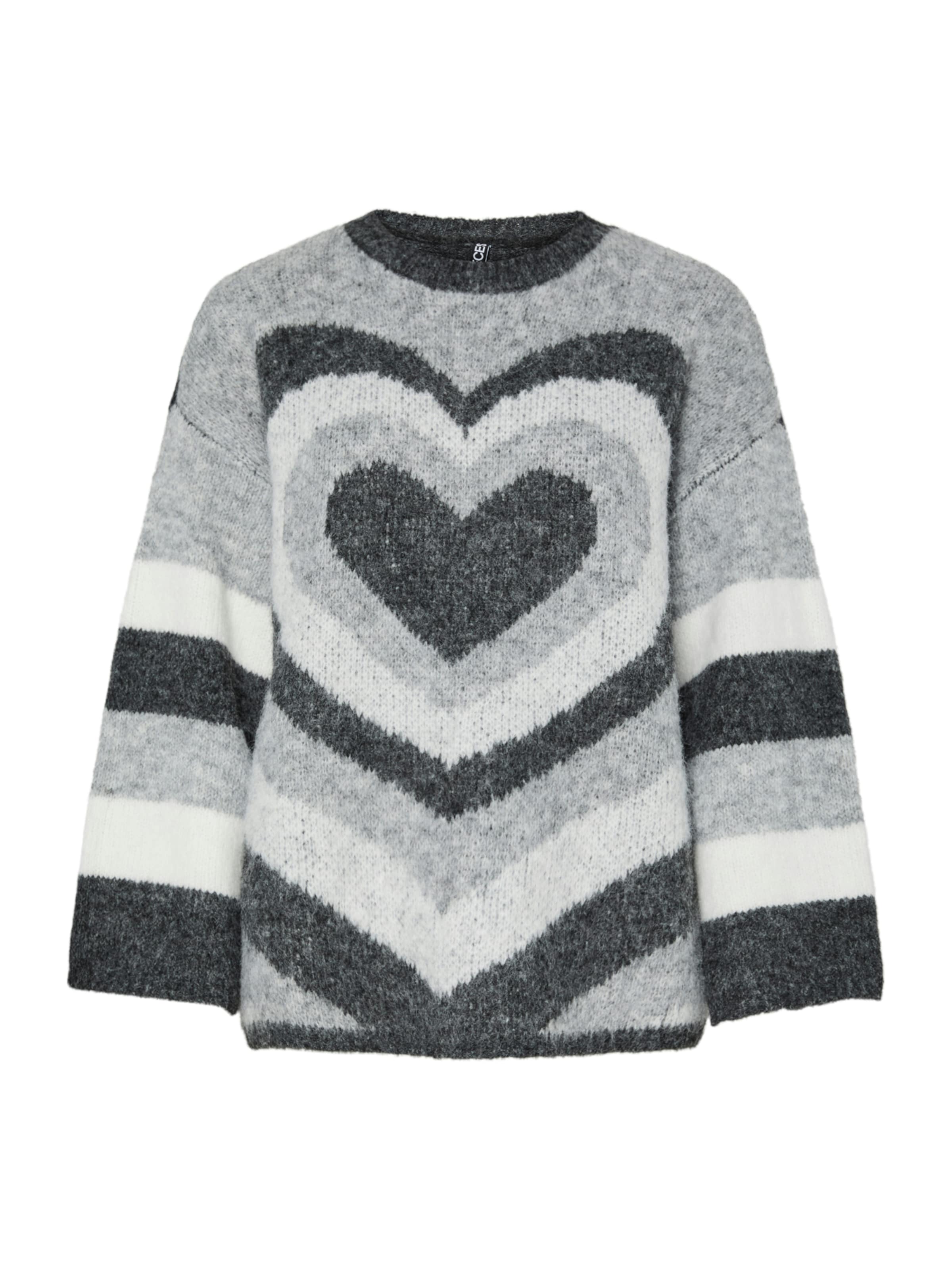 PIECES Pullover 'PCJESSA' i grå: forside