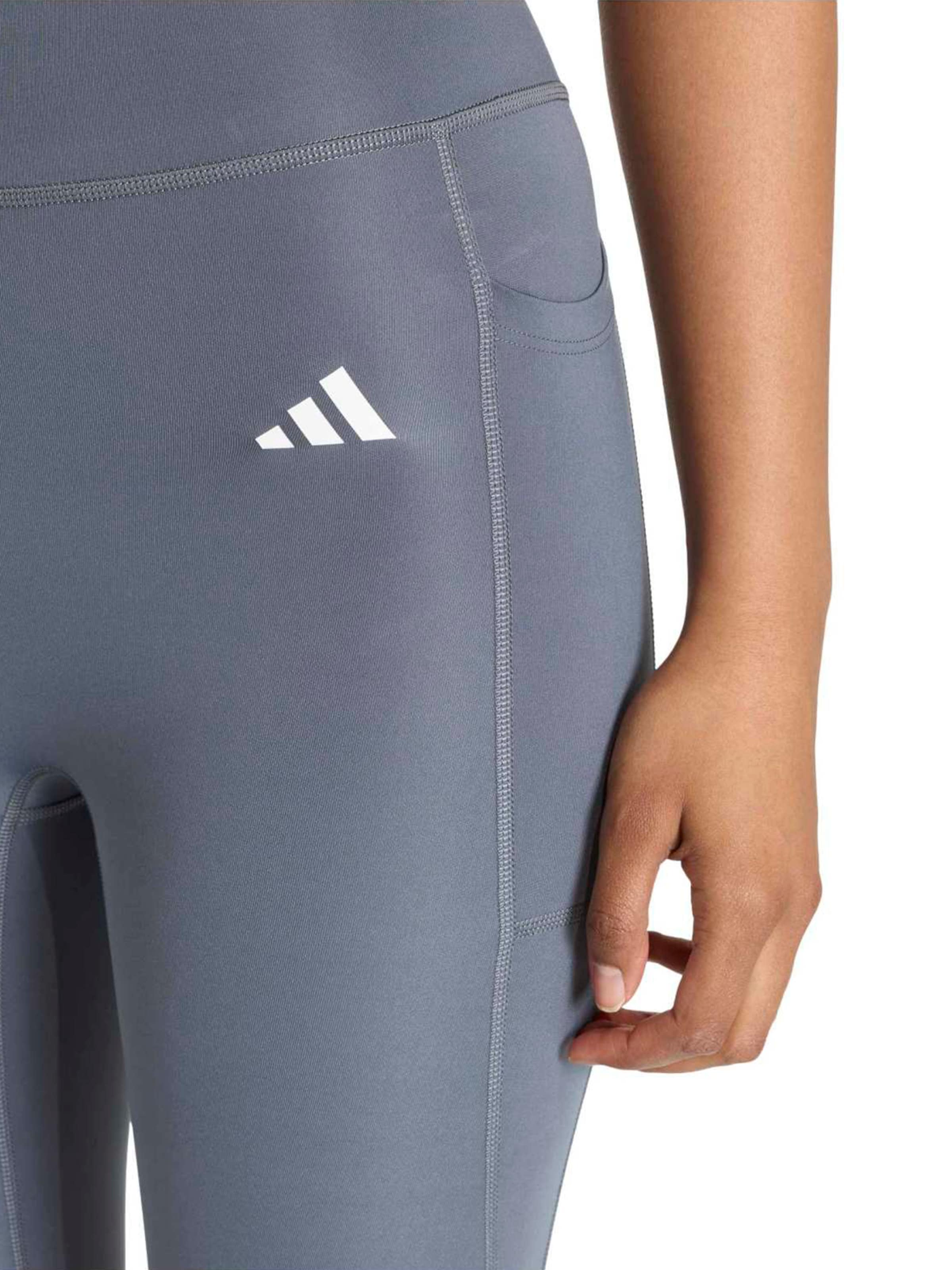 ADIDAS PERFORMANCE Скинни Спортивные штаны 'Optime Power Essentials' в Синий