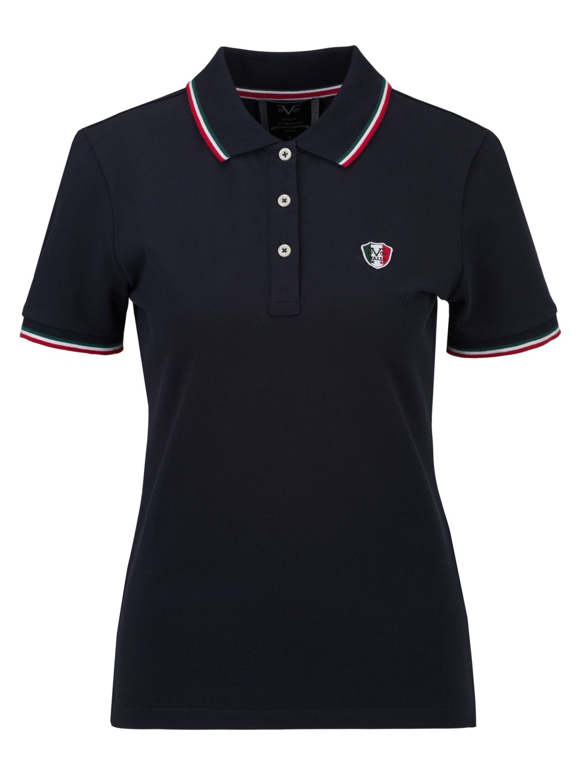 19V69 ITALIA Μπλουζάκι 'Bibi' σε μαύρο: μπροστά