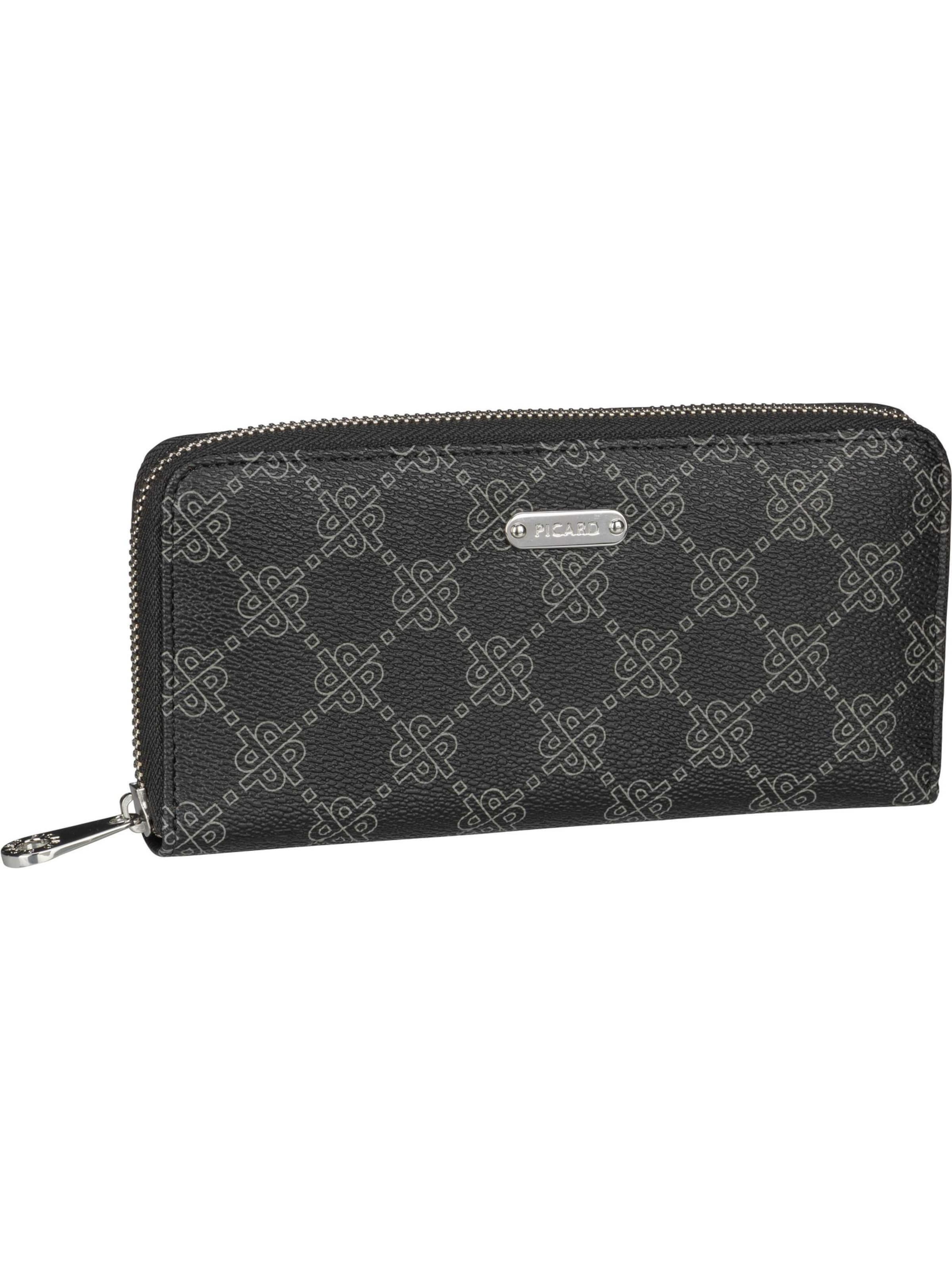 Picard Portemonnaie 'Euphoria' in Schwarz: Vorderseite