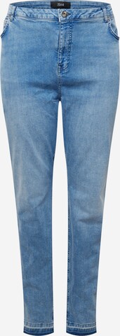 Zizzi Slim fit Jeans 'CLARA' in Blue: front