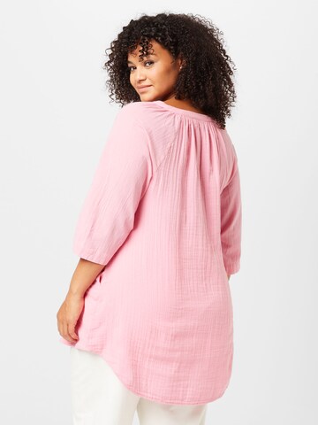 Zizzi Blus 'MELODY' i rosa