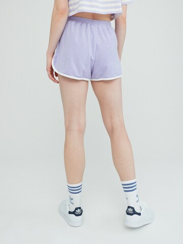 EDITED Regular Trousers 'Eike' in Purple