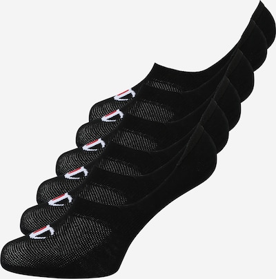 Champion Authentic Athletic Apparel Ankelsockor i röd / svart / vit, Produktvy