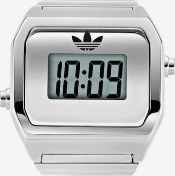 sidabrinė ADIDAS ORIGINALS Elektroninis laikrodis 'DIGITAL TWO RING': priekis