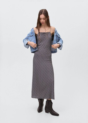 MANGO TEEN Kleid 'Heart' in Grau: Vorderseite