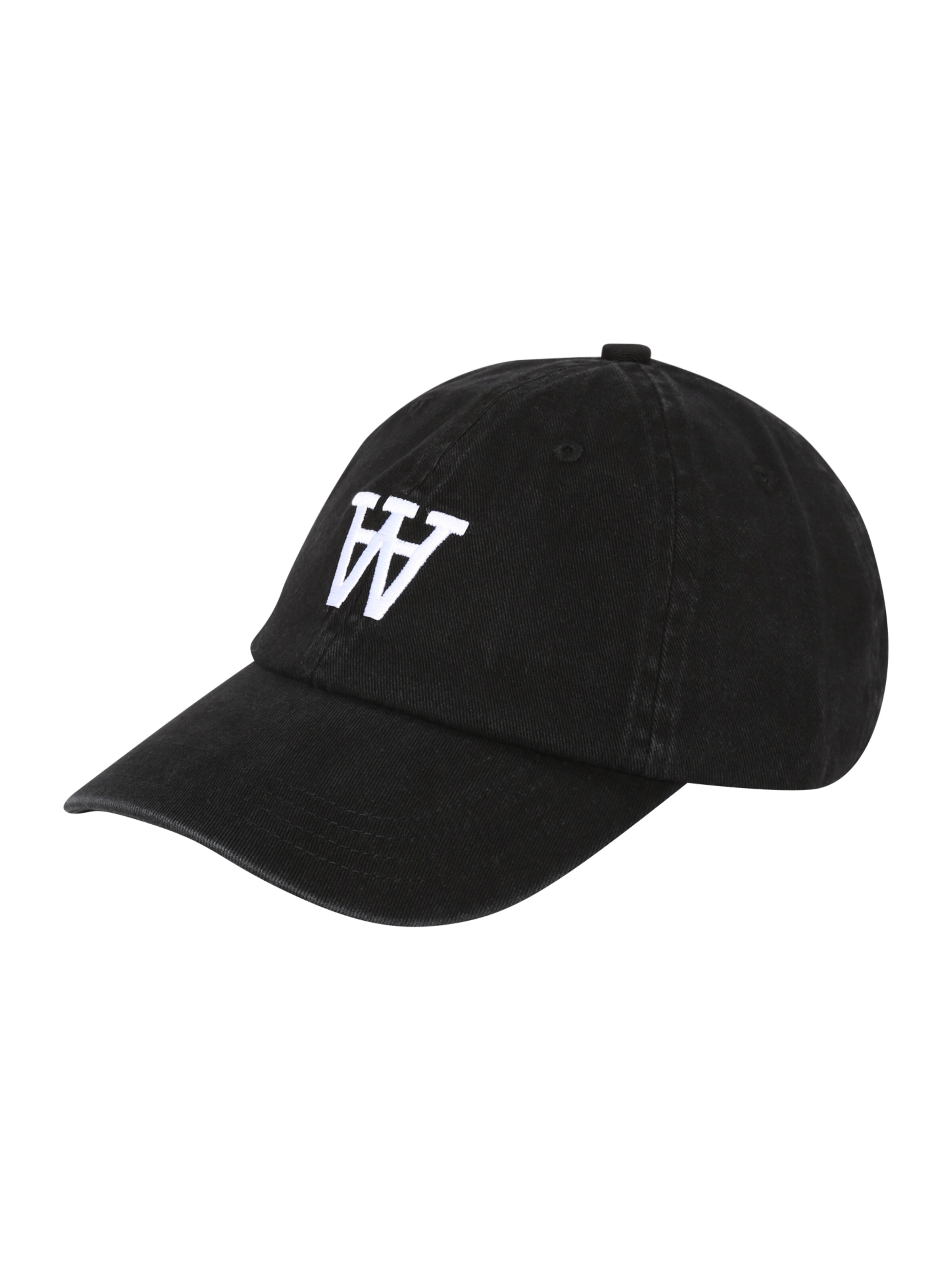 WOOD WOOD Cap 'Eli' in Black: front