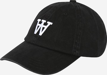 WOOD WOOD Cap 'Eli' in Black: front